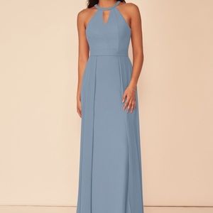 Azazie Steele Blue Melody Bridesmaid Dress